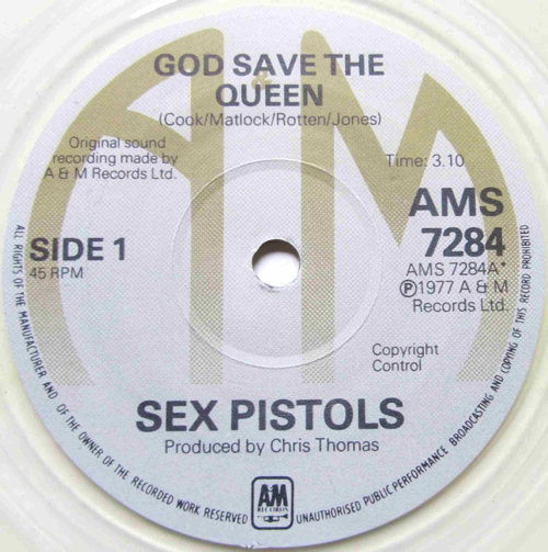 Sex Pistols - A&M God Save The Queen Counterfeit Box Set Coloured Vinyl